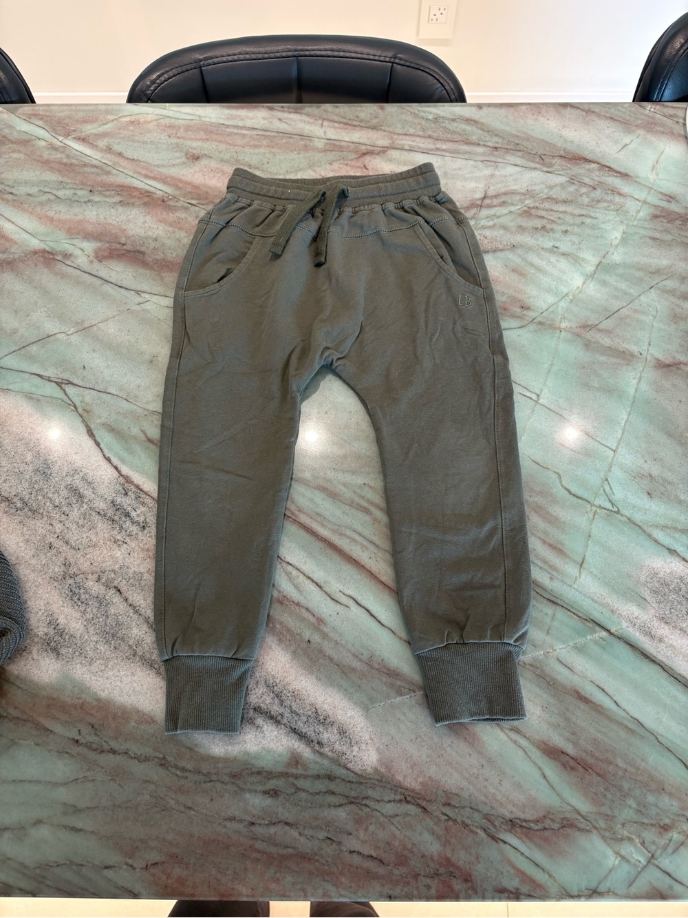 Little Bipsy Olive Green Jogger Sweatpants